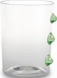 Стакан Zafferano, Petoni, 370 мл, боросиликатное стекло, зелёный — фото 1