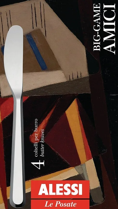 Столовый нож Alessi, Amici, нержавеющая сталь · арт. fabr BG02/37S4