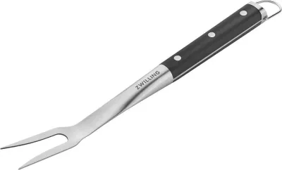 Столовая вилка Zwilling, BBQ+, нержавеющая сталь, серебристая