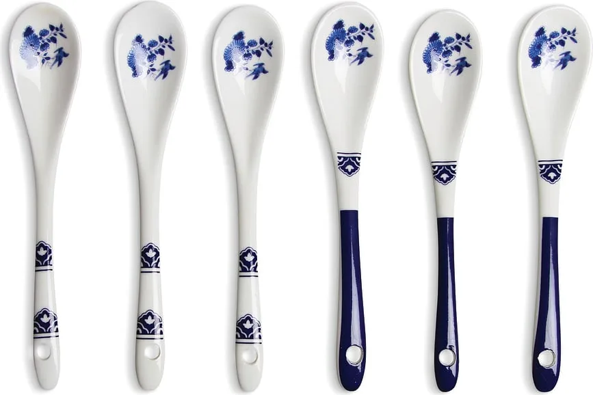 Чайная ложка &K Amsterdam, Delftware, нержавеющая сталь, синяя