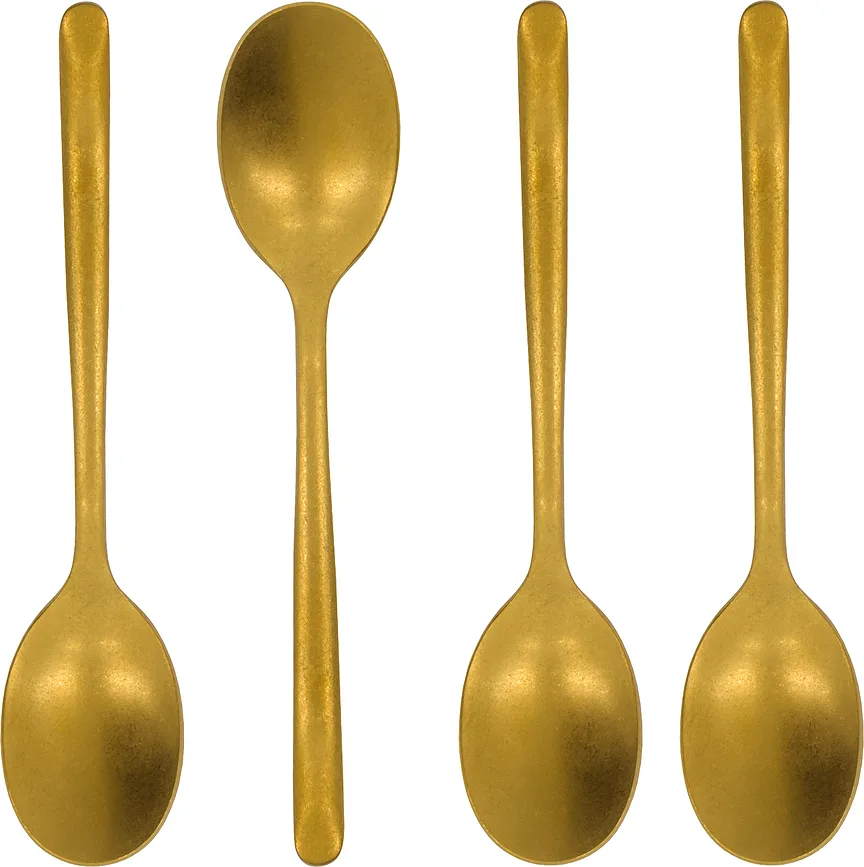 Чайная ложка Nicolas Vahe, NVSpoon, нержавеющая сталь, золотистая
