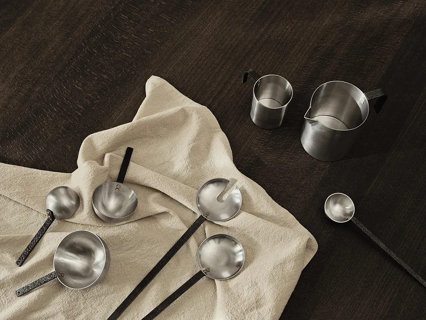 Чайная ложка Ferm Living, Obra, латунь, серебристая