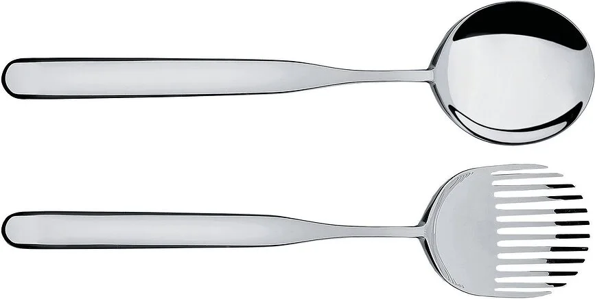 Набор столовых приборов Alessi, Collo-Alto, 2 предмета, нержавеющая сталь