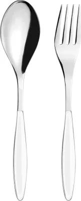 Набор столовых приборов Guzzini, Feeling, 2 предмета, нержавеющая сталь · арт. fabr 23006111