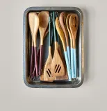 Столовая ложка Nicolas Vahe, kuchenne NVSpoons z uchwytami, дерево — фото 1