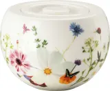 Сахарница Rosenthal Brillance Wiosenny Ogrod с крышкой, костяной фарфор, 10,5 см, белая — фото 1