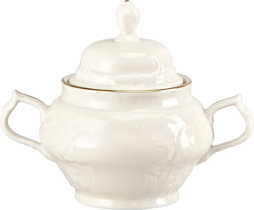 Сахарница Rosenthal Sanssouci Elf Gold с крышкой, фарфор, 14,7 см, золотистая