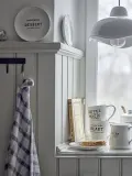 Молочник и сахарница Bloomingville Wendy, 2 шт., каменная керамика, белый — фото 4