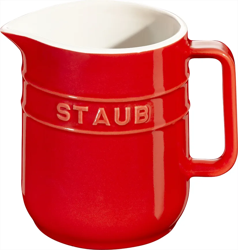 Молочник Staub, керамика, 250 мл, красный
