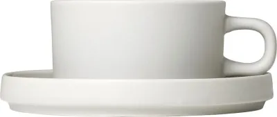 Набор чашек с блюдцами Blomus Pilar, 2 шт., 200 мл, керамика