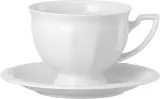 Чашка с блюдцем Rosenthal Maria, 490 мл, фарфор, белая — фото 2