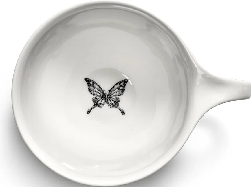 Набор чашек Serax Unity Butterfly, 2 шт., 240 мл, фарфор, белый