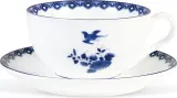 Набор чашек с блюдцами &K Amsterdam Delftware, 2 шт., 8 см, костяной фарфор, синий — фото 3