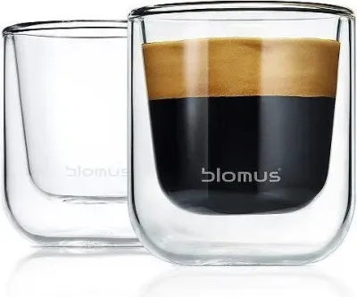 Набор чашек Blomus Nero, 2 предмета, 80 мл, стекло
