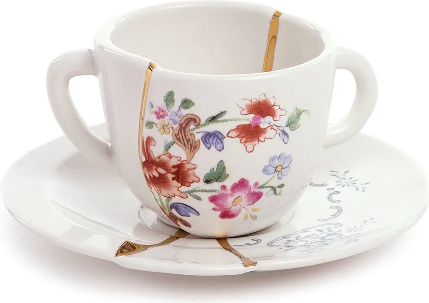 Чашка Seletti Kintsugi 1, фарфор