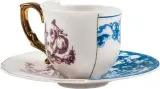 Чашка с блюдцем Seletti Eufemia, костяной фарфор, разноцветная — фото 2