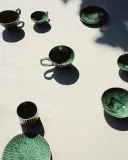 Набор чашек serax verde lanza, 2 шт., каменная керамика, зелёный · арт. fabr B5125110-500 — фото 1