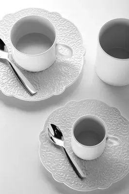 Блюдце для эспрессо Alessi Dressed, фарфор, 16 см