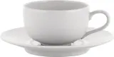 Блюдце для эспрессо Alessi La Bella Tavola, фарфор, 12 см, белое — фото 2