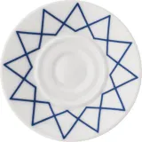 Блюдце для эспрессо Alessi La Bella Tavola, фарфор, 12 см, синее — фото 1