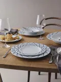 Блюдце для эспрессо Alessi La Bella Tavola, фарфор, 12 см, синее — фото 6