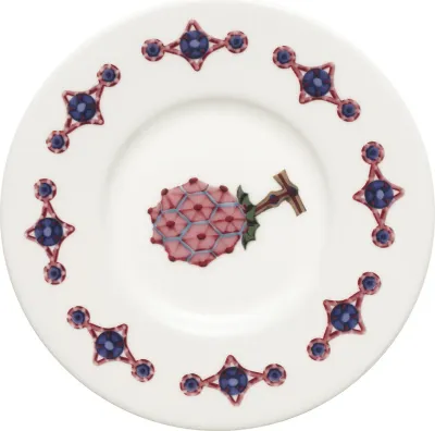 Блюдце для кофе Iittala Taika Sato, фарфор, 16 см, разноцветное
