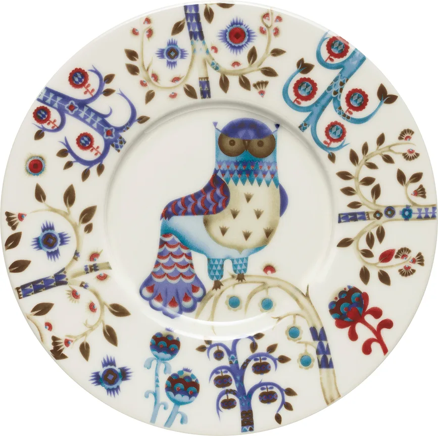 Блюдце для чая Iittala Taika, фарфор, 16 см, разноцветное