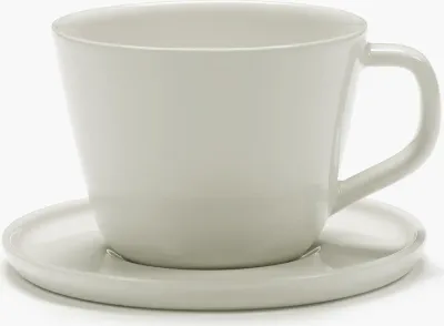 Блюдце для кофе Serax Cena, фарфор, 12 см, белое