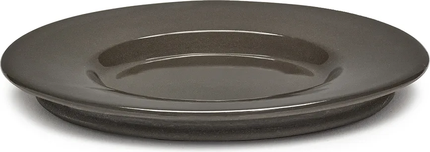 Блюдце для кофе Serax Dune, фарфор, 13,5 см, коричневое
