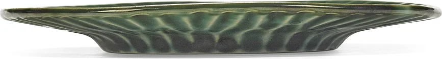 Блюдце для кофе Serax Verde Lanza, каменная керамика, 14,5 см, зелёное
