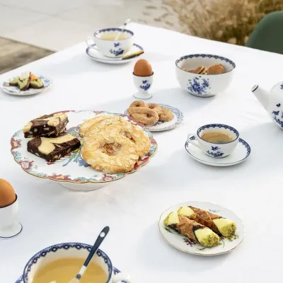 Набор подставок для яиц &K Amsterdam Delftware, 2 шт., костяной фарфор, 5 см, синие