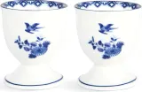Набор подставок для яиц &K Amsterdam Delftware, 2 шт., костяной фарфор, 5 см, синие — фото 3