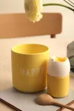 Набор подставок для яиц Design Letters Hello, 2 шт., костяной фарфор, 4.5 см, жёлтые — фото 2