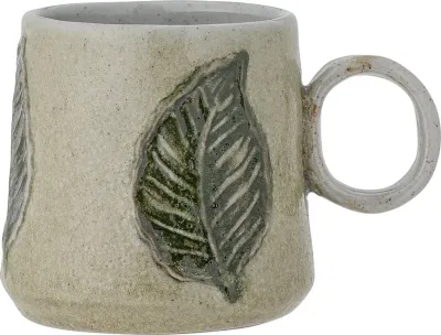 Кружка Bloomingville Jasper, 500 мл, каменная керамика, зелёная