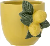 Кружка Bloomingville Limone, 400 мл, каменная керамика, жёлтая — фото 2