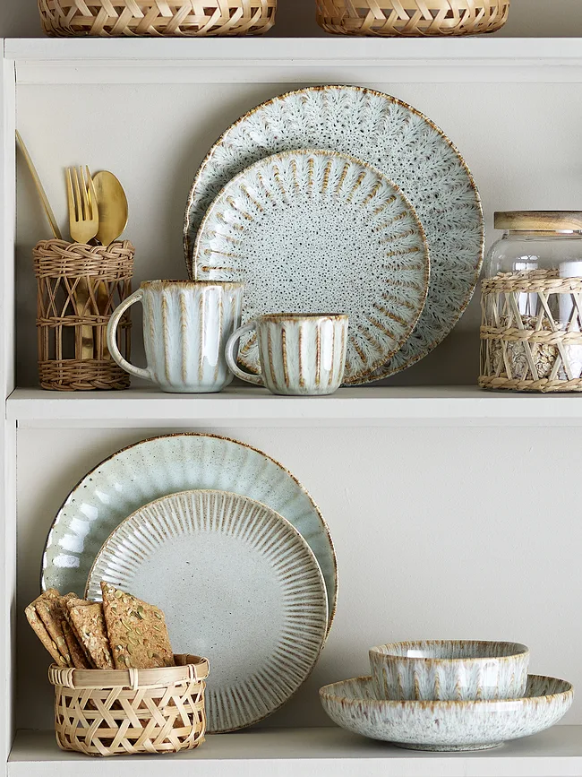 Кружка bloomingville fleur, каменная керамика, бежевая · арт. fabr 82068425