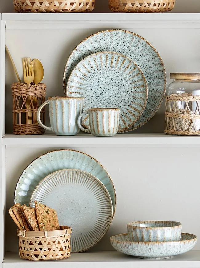 Кружка bloomingville fleur, каменная керамика, бежевая · арт. fabr 82068005