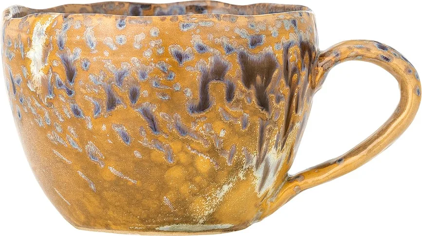 Кружка bloomingville milani, каменная керамика, жёлтая · арт. fabr 82072529