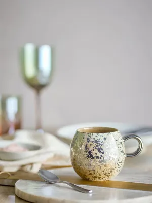 Кружка bloomingville paula, каменная керамика, жёлтая · арт. fabr 82072065