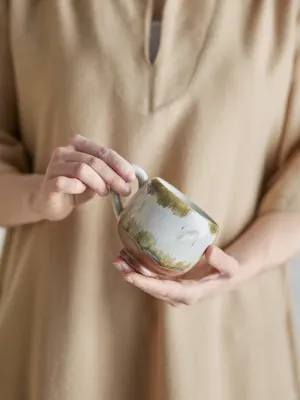 Набор кружек Bloomingville Jade, 4 шт., 200 мл, каменная керамика, бежевый