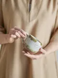 Набор кружек Bloomingville Jade, 4 шт., 200 мл, каменная керамика, бежевый — фото 1