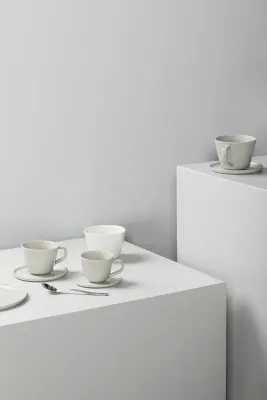 Набор кружек Serax Cena, 4 шт., 200 мл, фарфор, белый