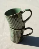 Набор кружек serax verde lanza, 2 шт., каменная керамика, зелёный · арт. fabr B5125112-500 — фото 4