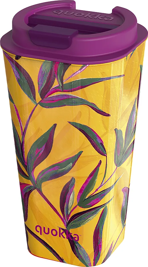 Кружка Quokka Vaso, 450 мл, пластик, жёлтая