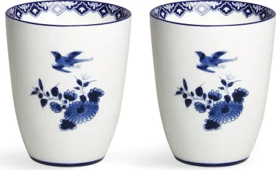 Набор кружек &K Amsterdam Delftware, 2 шт., 8 см, костяной фарфор, синий