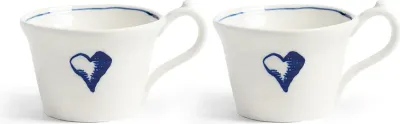 Набор кружек &k amsterdam anouk, 2 шт., фарфор, разноцветный · арт. fabr 2159-06