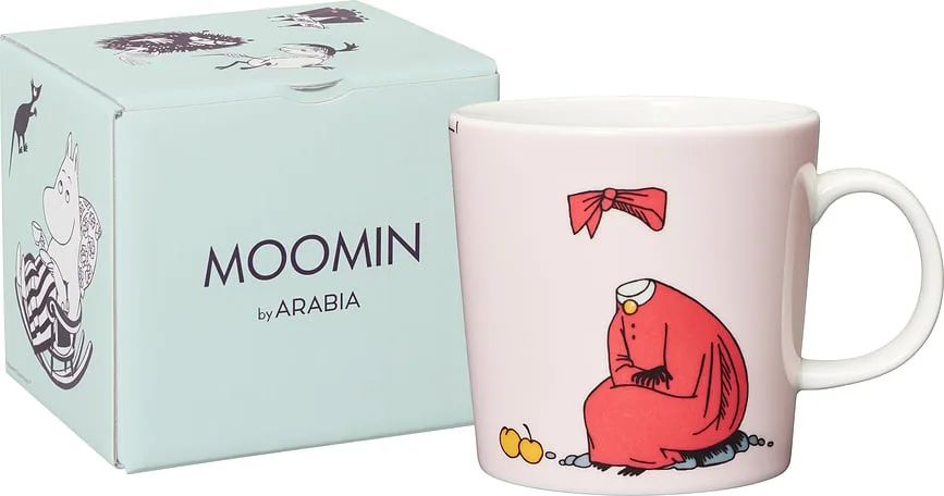 Кружка Arabia Finland Muminki, 300 мл, фарфор, розовая