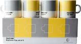 Набор кружек Copenhagen Design Pantone, 4 шт., 120 мл, фарфор, серый — фото 1