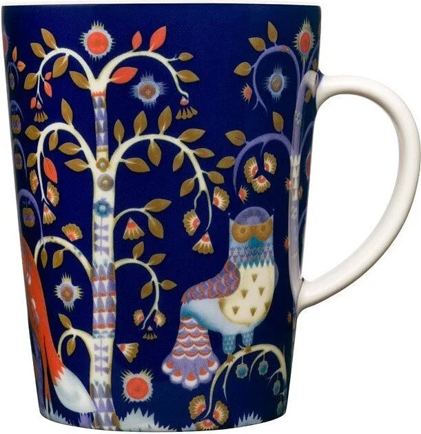 Кружка Iittala Taika, 400 мл, фарфор, синяя