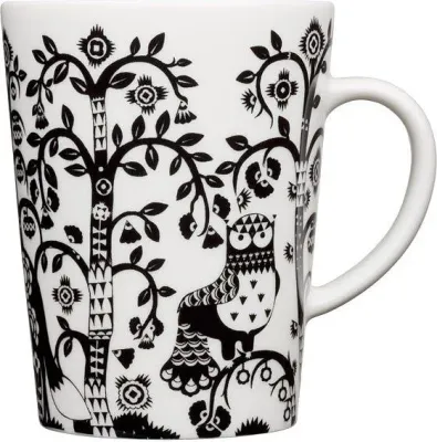 Кружка Iittala Taika, 400 мл, фарфор, чёрная